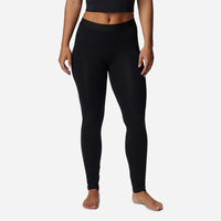 Quần Bó Thể Thao Nữ Columbia Midweight Stretch Baselayer - Đen