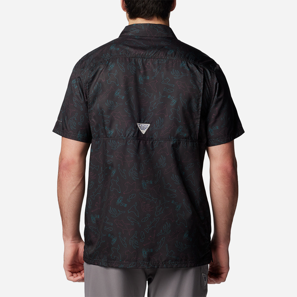 Áo Sơ Mi Tay Ngắn Nam Columbia Super Slack Tide™ Camp - Đen - Supersports Vietnam