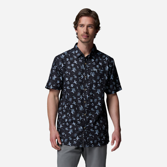 Áo Sơ Mi Nam Columbia Pfg Super Slack Tide Camp - Đen - Supersports Vietnam