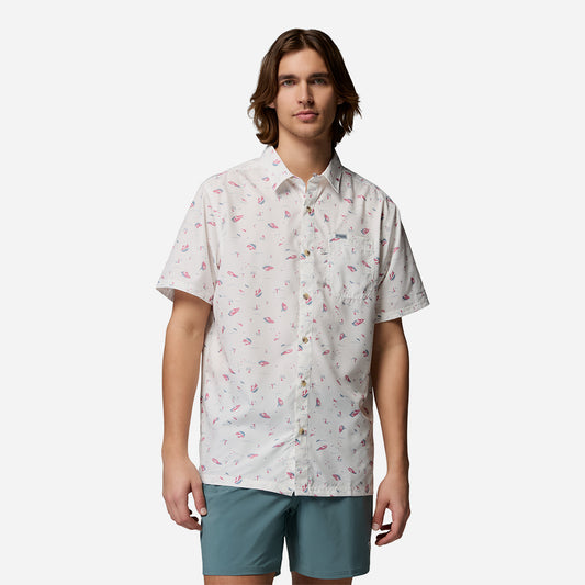 Áo Sơ Mi Nam Columbia Pfg Super Slack Tide Camp - Trắng - Supersports Vietnam