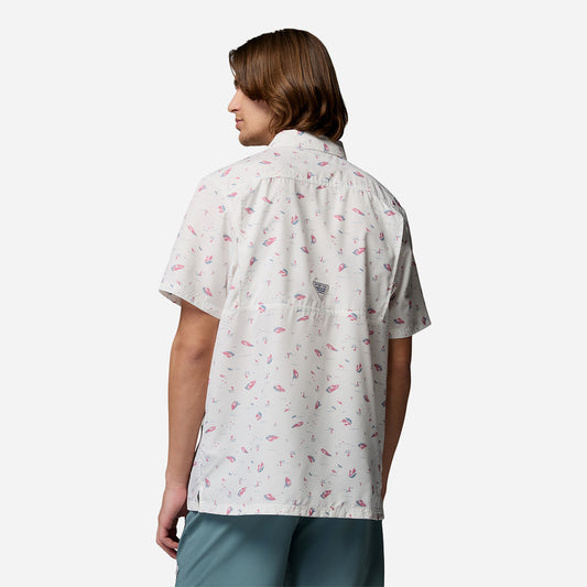 Áo Sơ Mi Nam Columbia Pfg Super Slack Tide Camp - Trắng - Supersports Vietnam