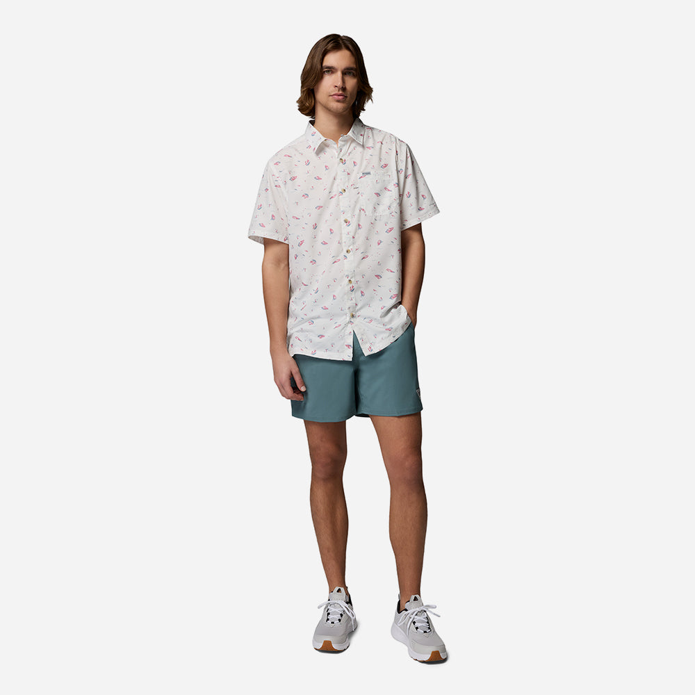 Áo Sơ Mi Nam Columbia Pfg Super Slack Tide Camp - Trắng - Supersports Vietnam