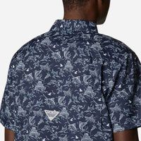 Áo Sơ Mi Ngắn Tay Chống Nắng Nam Columbia Super Slack Tide™ Camp - Xanh Navy - Supersports Vietnam