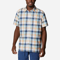 Áo Sơ Mi Ngắn Tay Chống Nắng Nam Columbia Super Slack Tide™ Camp - Trắng - Supersports Vietnam