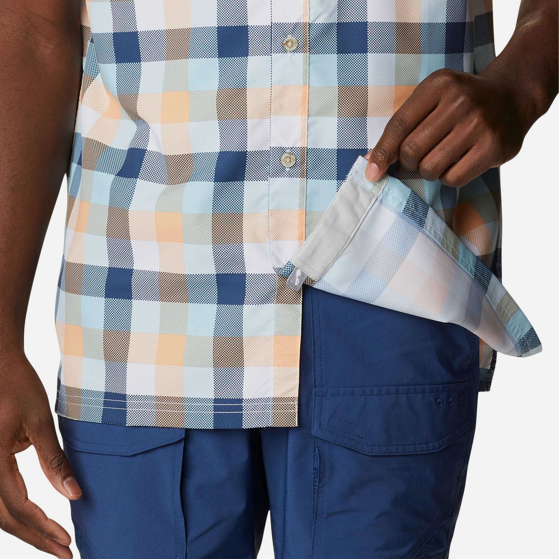 Áo Sơ Mi Ngắn Tay Chống Nắng Nam Columbia Super Slack Tide™ Camp - Trắng - Supersports Vietnam