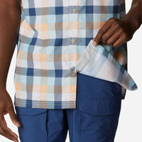 Áo Sơ Mi Ngắn Tay Chống Nắng Nam Columbia Super Slack Tide™ Camp - Trắng - Supersports Vietnam