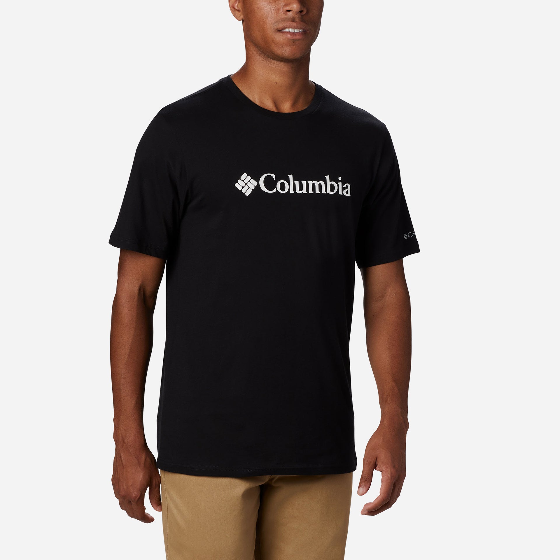 Áo Thun Ngắn Tay Nam Columbia Csc Basic Logo™ - Đen - Supersports Vietnam