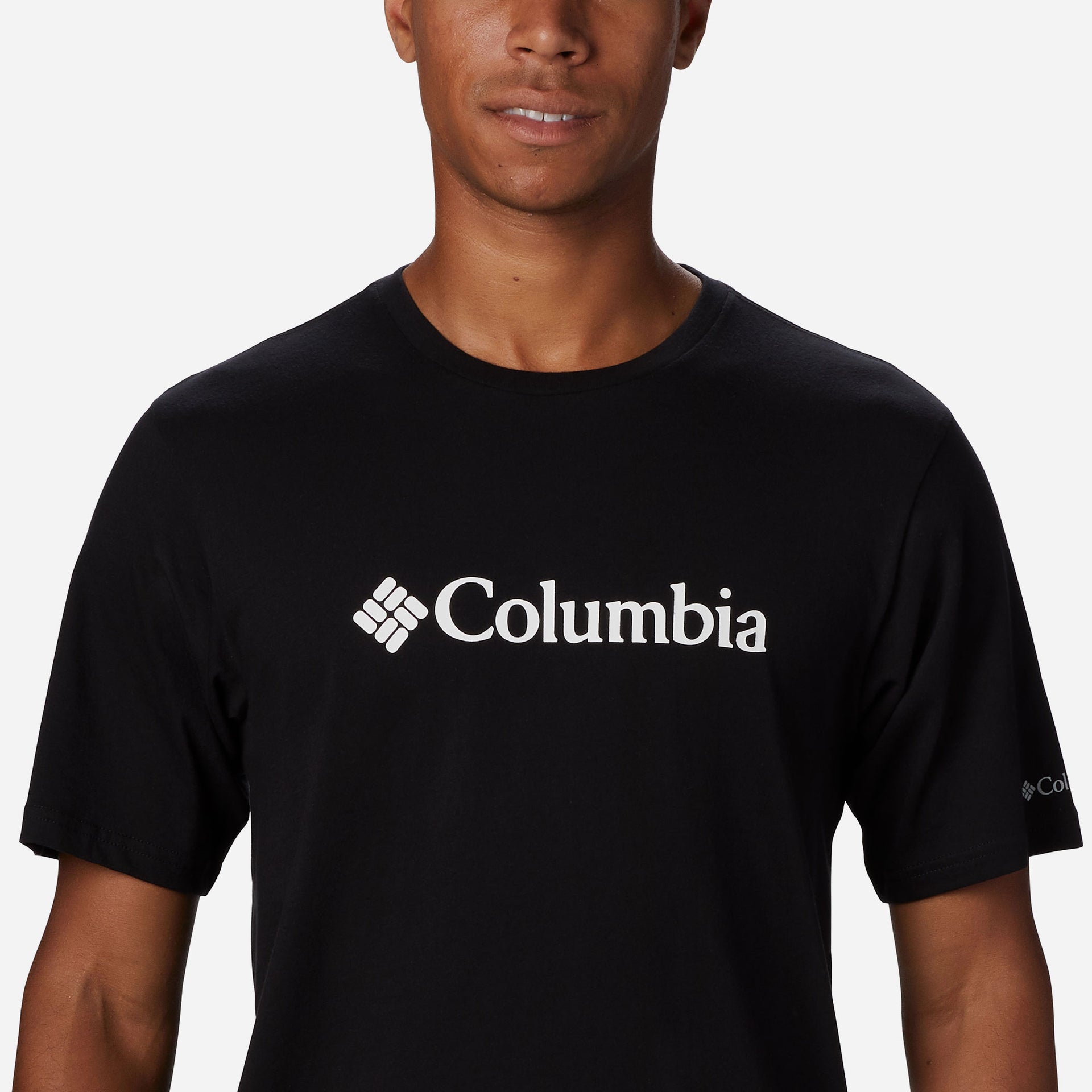 Áo Thun Ngắn Tay Nam Columbia Csc Basic Logo™ - Đen - Supersports Vietnam