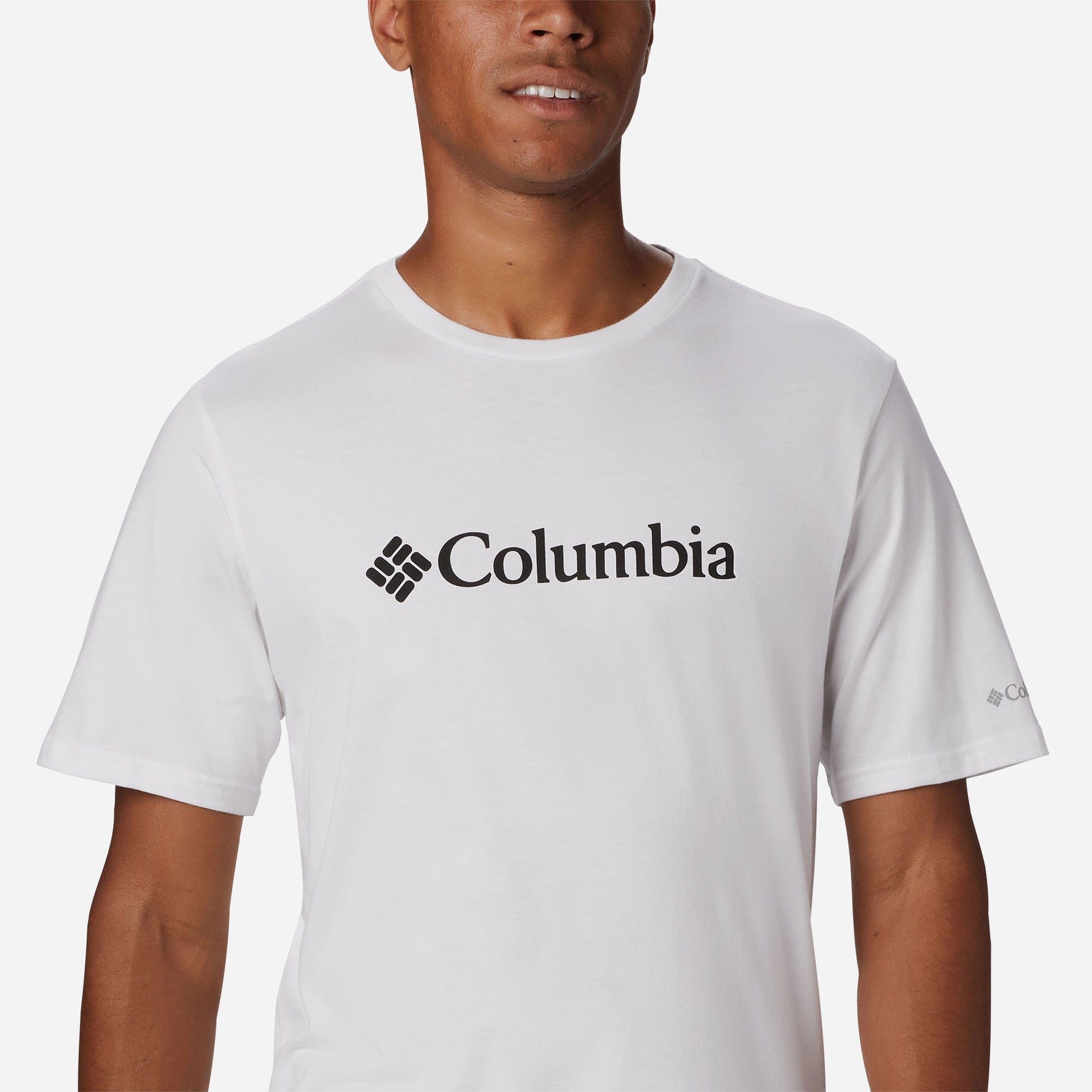 Áo Thun Ngắn Tay Nam Columbia Csc Basic Logo™ - Trắng - Supersports Vietnam