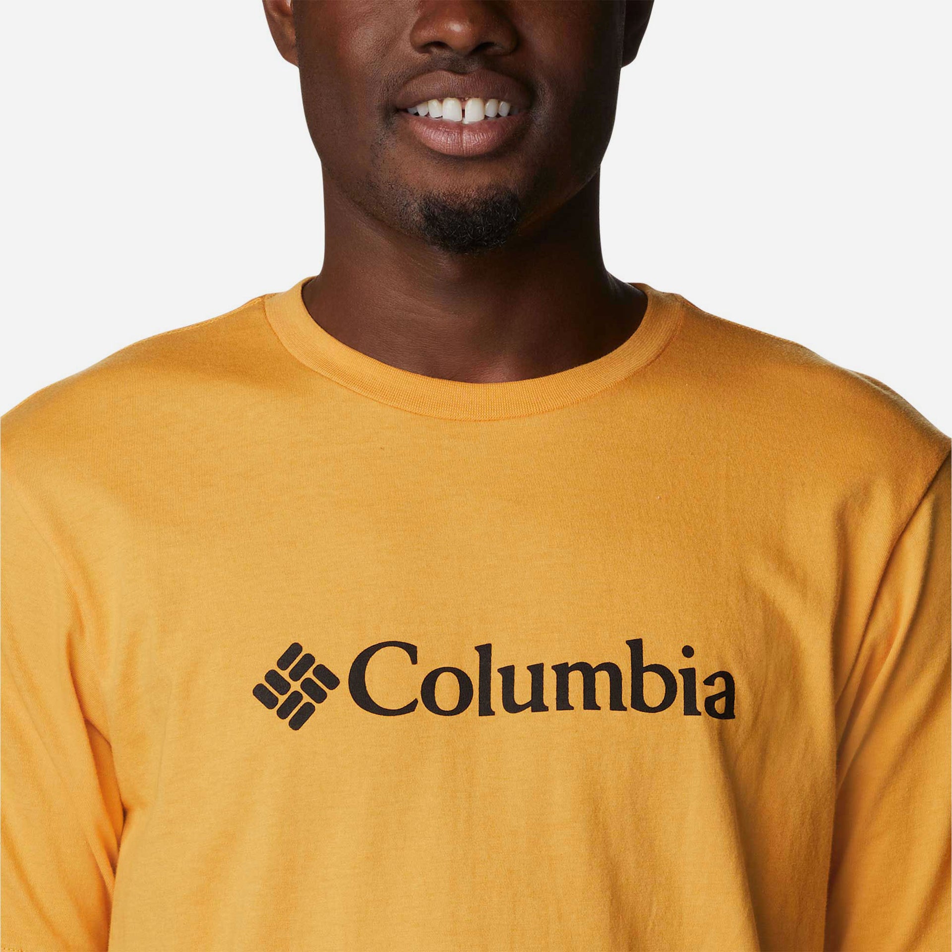Áo Thun Ngắn Tay Nam Columbia Csc Basic Logo™ - Vàng - Supersports Vietnam