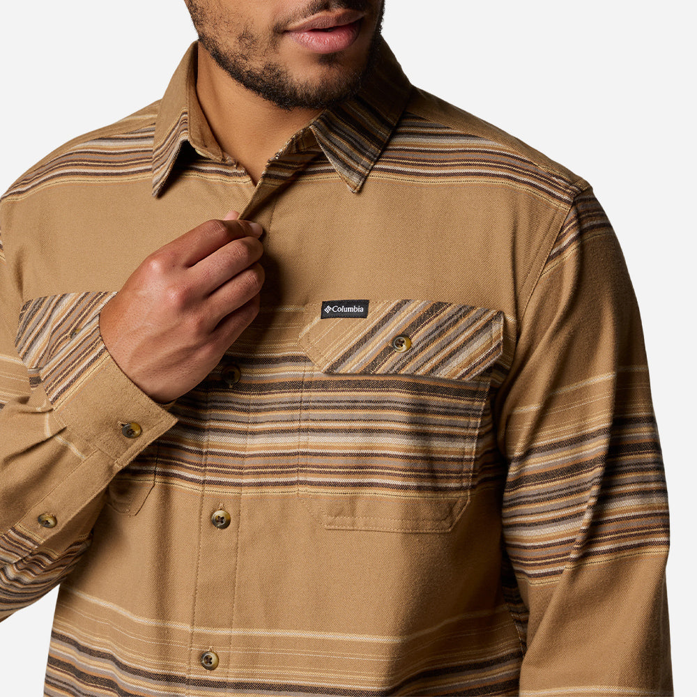 Áo Sơ Mi Tay Dài Nam Columbia Flare Gun™ Stretch Flannel - Nâu - Supersports Vietnam
