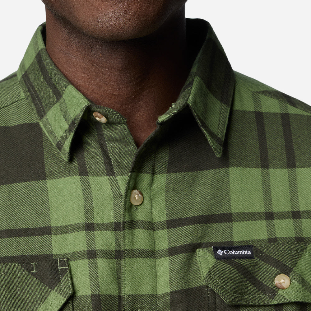 Áo Sơ Mi Tay Dài Nam Columbia Flare Gun™ Stretch Flannel - Xanh Lá - Supersports Vietnam