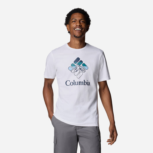 Áo Thun Nam Columbia Rapid Ridge™ Graphic - Trắng - Supersports Vietnam