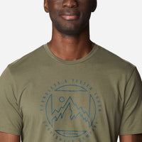 Áo Thun Ngắn Tay Nam Columbia Rapid Ridge™ Graphic - Xanh Quân Đội - Supersports Vietnam