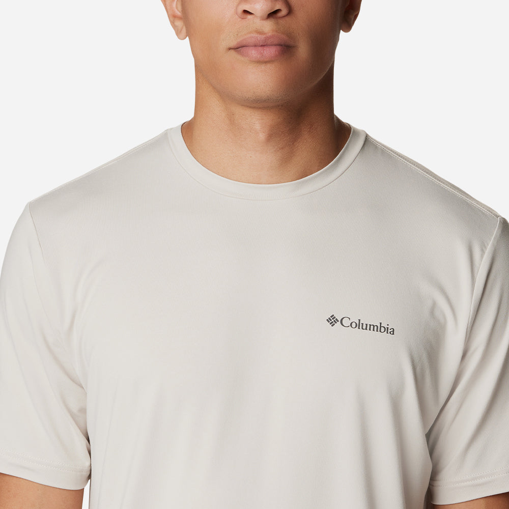 Áo Thun Ngắn Tay Nam Columbia Tech Trail™ Graphic - Trắng - Supersports Vietnam