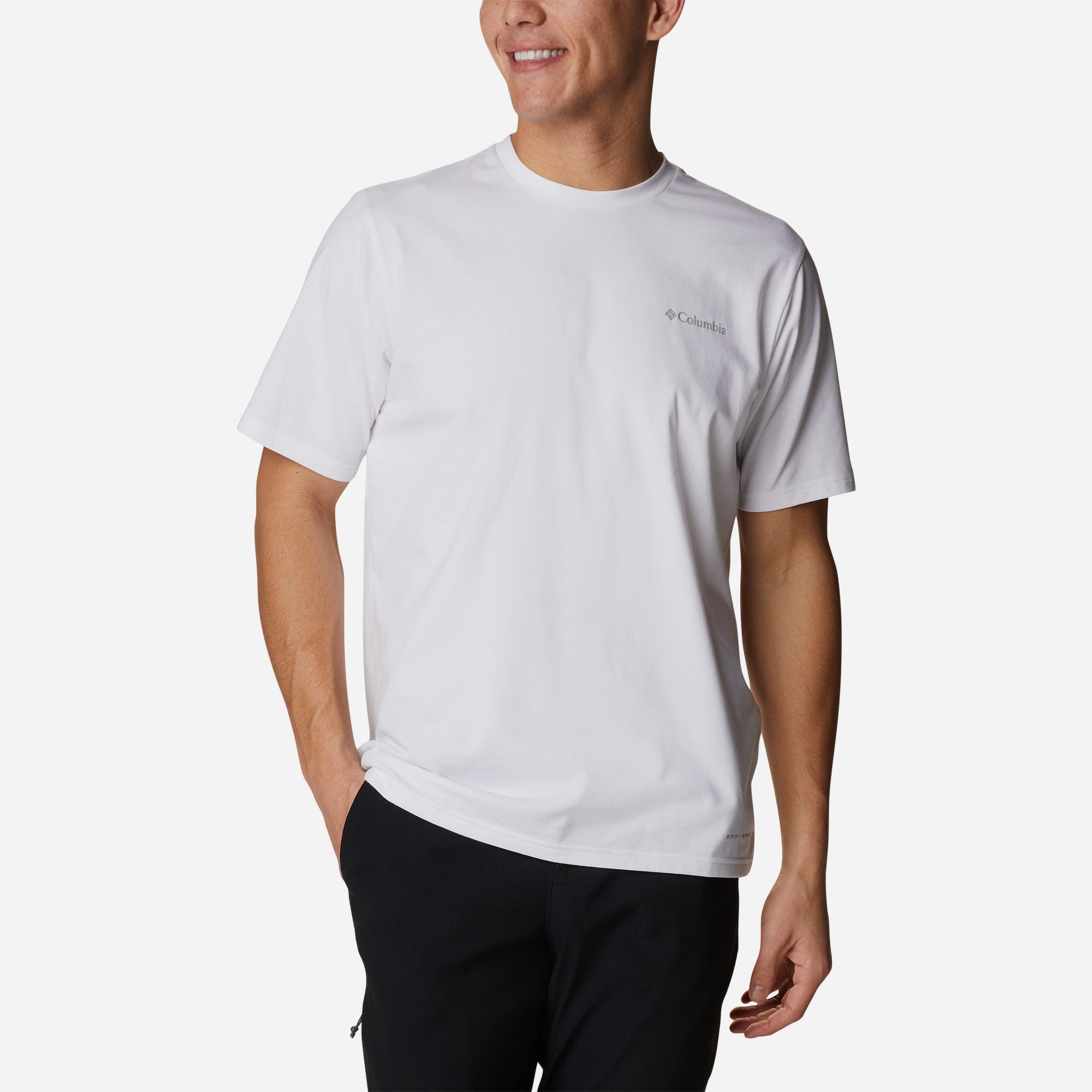 Áo Thun Ngắn Tay Chống Nắng Nam Columbia Sun Trek™ - Trắng - Supersports Vietnam