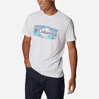 Áo Thun Ngắn Tay Nam Columbia Sun Trek™ Graphic - Trắng - Supersports Vietnam