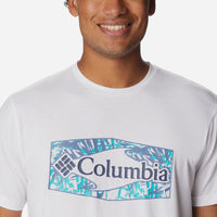 Áo Thun Ngắn Tay Nam Columbia Sun Trek™ Graphic - Trắng - Supersports Vietnam