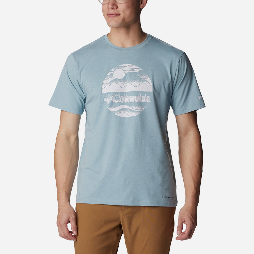 Áo Thun Nam Columbia Men'S Sun Trek™ Graphic - Xanh Dương - Supersports Vietnam