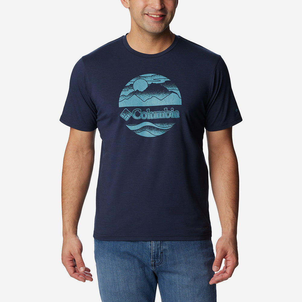 Áo Thun Nam Columbia Men'S Sun Trek™ Graphic - Xanh Navy - Supersports Vietnam