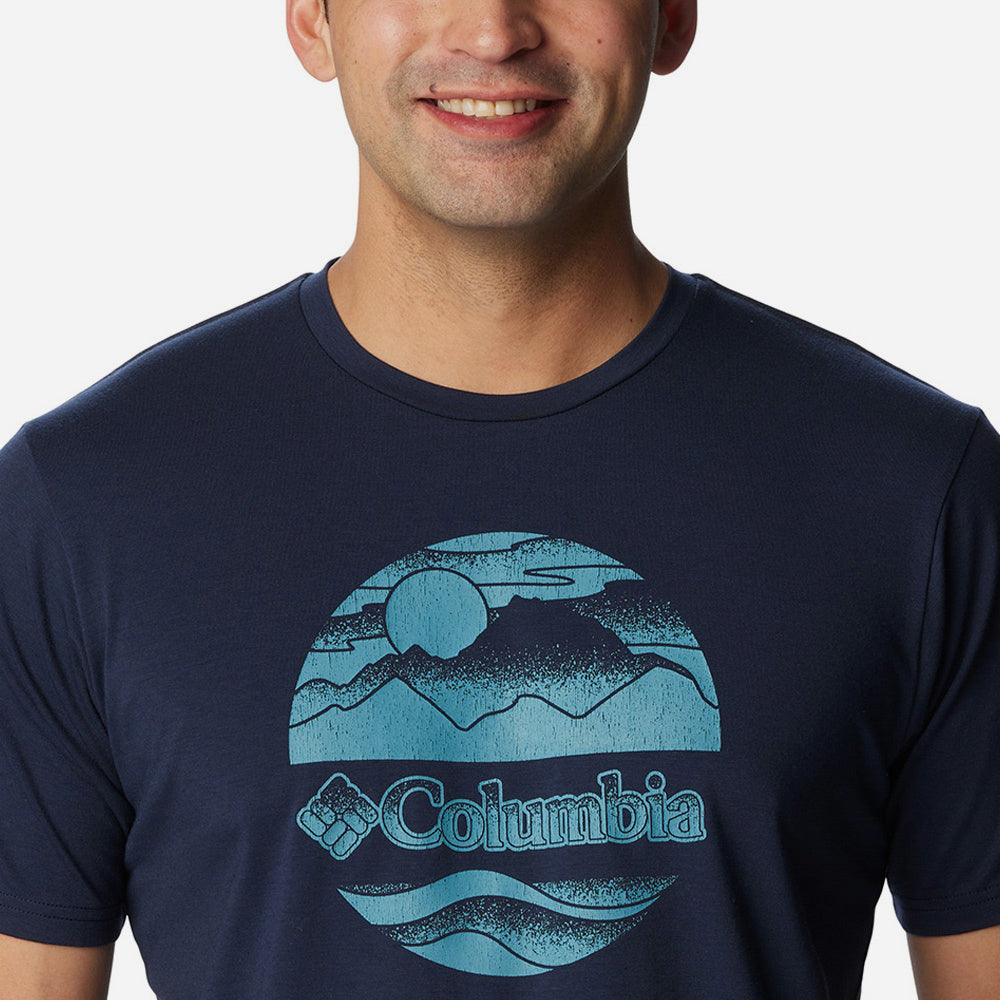 Áo Thun Nam Columbia Men'S Sun Trek™ Graphic - Xanh Navy - Supersports Vietnam