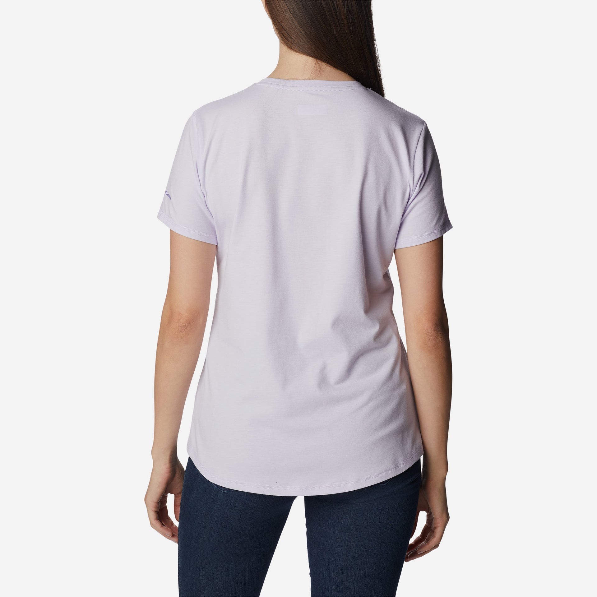 Áo Thun Ngắn Tay Chống Nắng Nữ Columbia Sun Trek™ Graphic - Tím - Supersports Vietnam