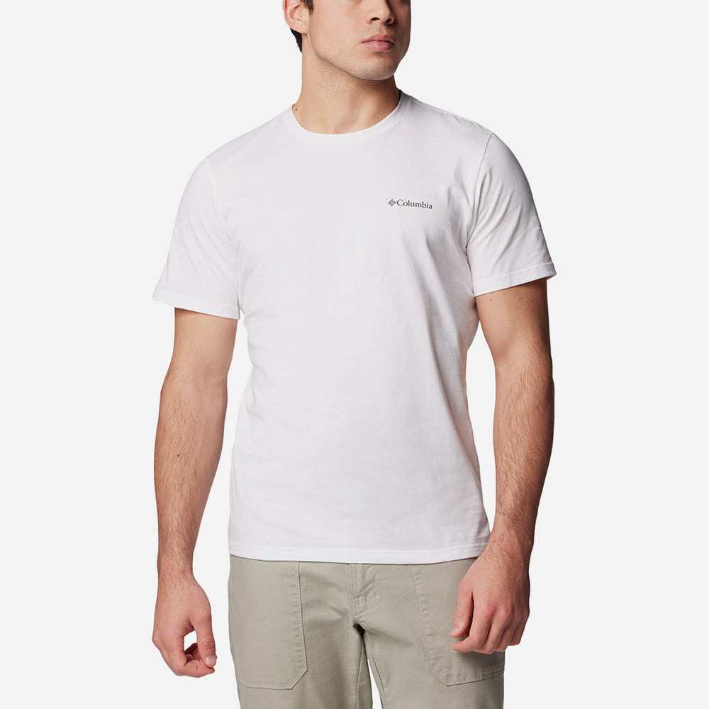 Áo Thun Nam Columbia Rapid Ridge™ Back Graphic II - Trắng - Supersports Vietnam