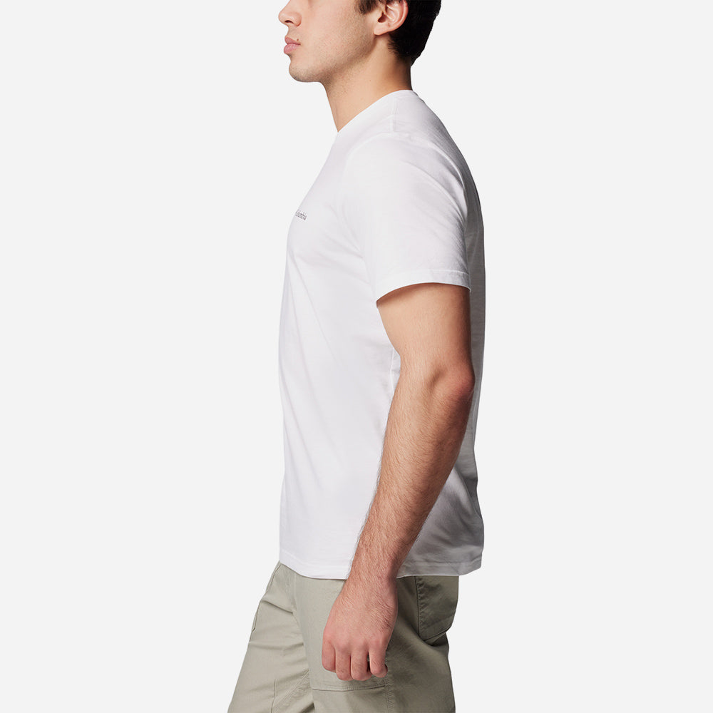 Áo Thun Nam Columbia Rapid Ridge™ Back Graphic II - Trắng - Supersports Vietnam