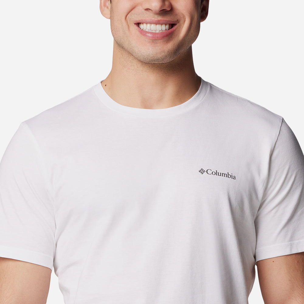 Áo Thun Nam Columbia Rapid Ridge™ Back Graphic II - Trắng - Supersports Vietnam