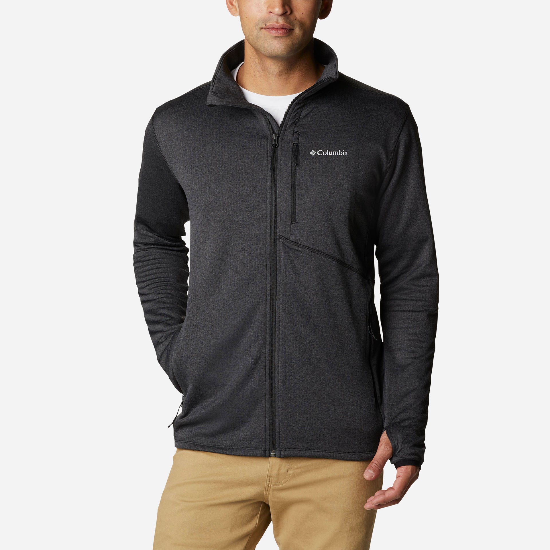 Áo Khoác Nhanh Khô Nam Columbia Park View™ Fleece Full Zip - Đen - Supersports Vietnam