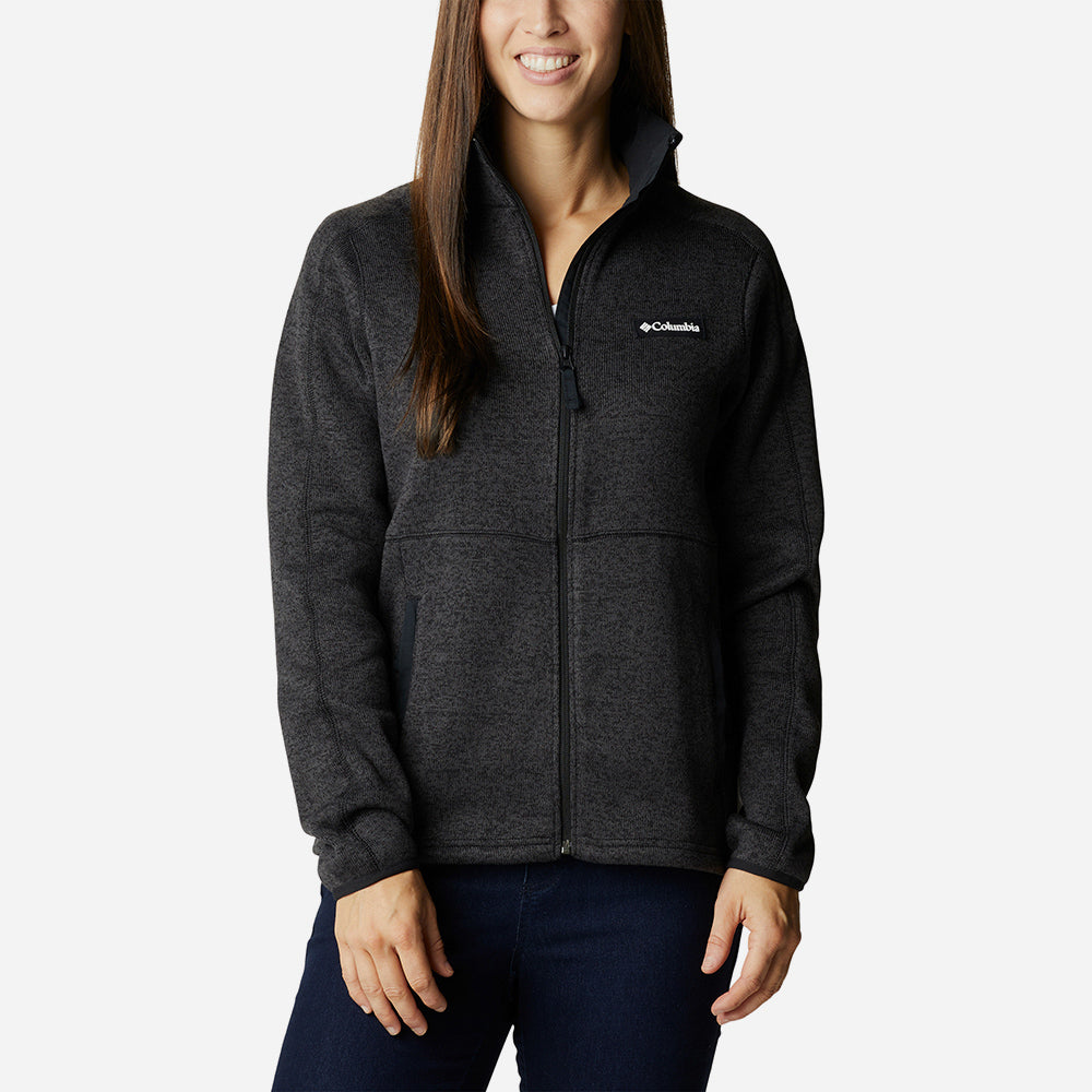 Áo Khoác Nữ Columbia W Sweater Weather™ Full Zip - Đen - Supersports Vietnam