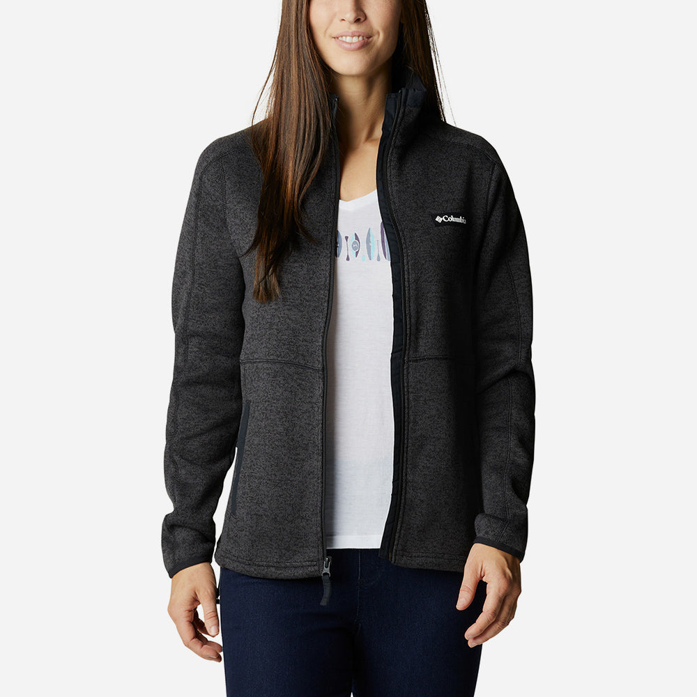 Áo Khoác Nữ Columbia W Sweater Weather™ Full Zip - Đen - Supersports Vietnam