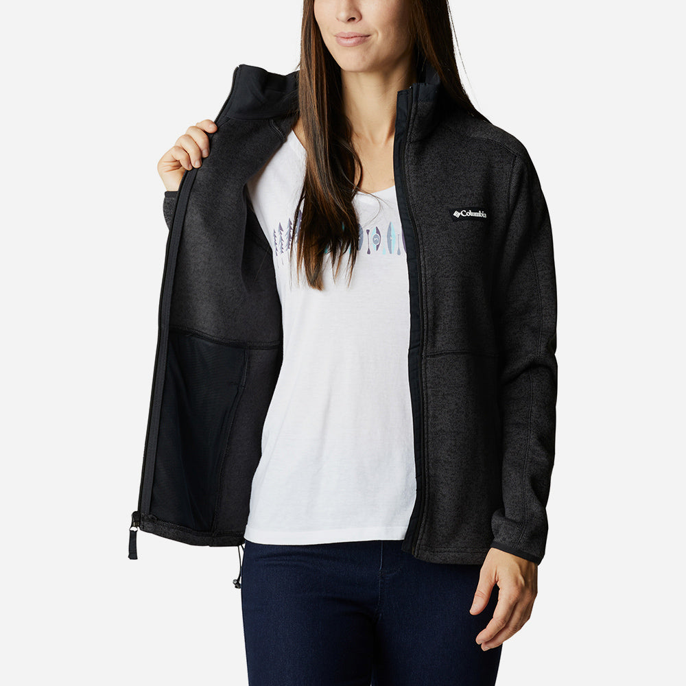 Áo Khoác Nữ Columbia W Sweater Weather™ Full Zip - Đen - Supersports Vietnam
