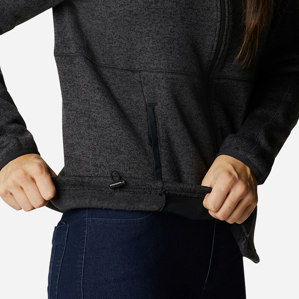 Áo Khoác Nữ Columbia W Sweater Weather™ Full Zip - Đen - Supersports Vietnam