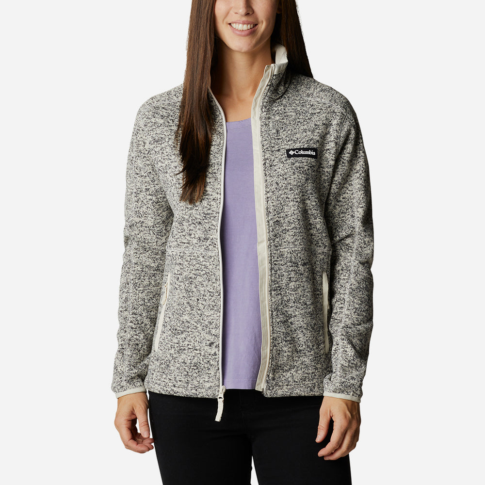 Áo Khoác Nữ Columbia W Sweater Weather™ Full Zip - Xám - Supersports Vietnam