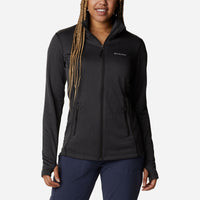 Women's Columbia W Park View™ Grid Fleece Full Zip Jacket - Black