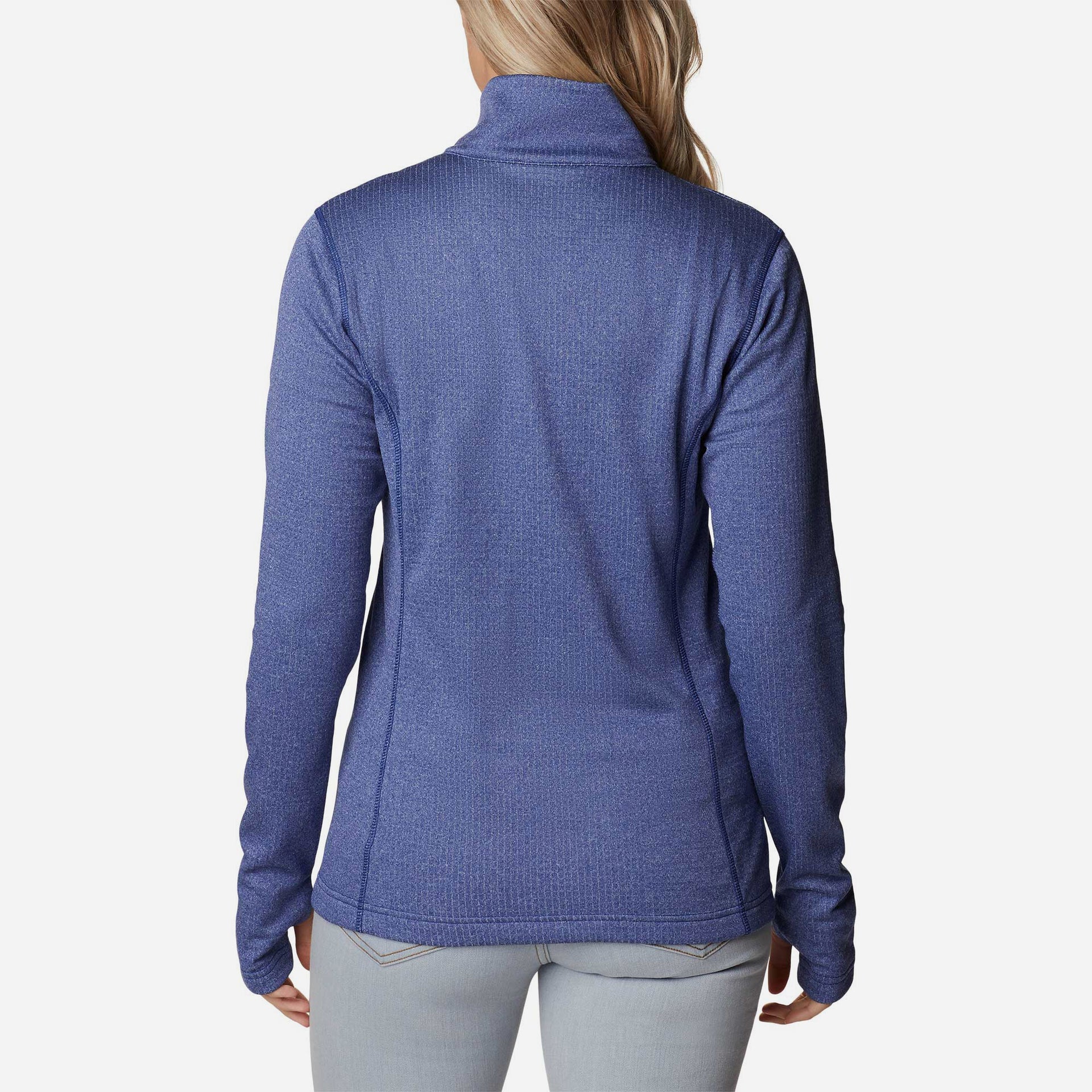 Áo Khoác Nhanh Khô Nữ Columbia W Park View™ Grid Fleece Full Zip - Xanh Dương - Supersports Vietnam