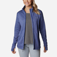 Áo Khoác Nhanh Khô Nữ Columbia W Park View™ Grid Fleece Full Zip - Xanh Dương - Supersports Vietnam