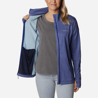 Áo Khoác Nhanh Khô Nữ Columbia W Park View™ Grid Fleece Full Zip - Xanh Dương - Supersports Vietnam