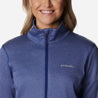 Áo Khoác Nhanh Khô Nữ Columbia W Park View™ Grid Fleece Full Zip - Xanh Dương - Supersports Vietnam