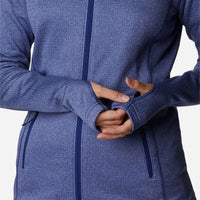Áo Khoác Nhanh Khô Nữ Columbia W Park View™ Grid Fleece Full Zip - Xanh Dương - Supersports Vietnam