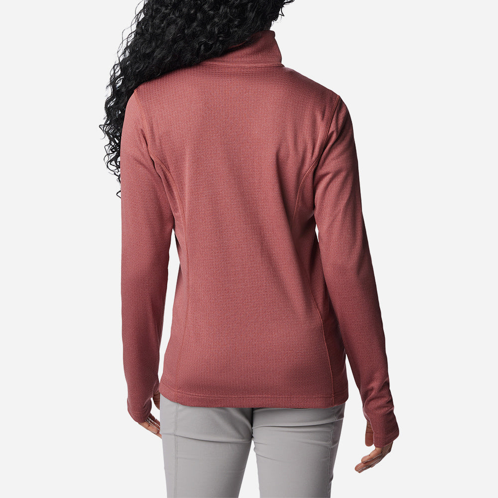 Áo Khoác Nữ Columbia W Park View™ Grid Fleece Full Zip - Hồng - Supersports Vietnam