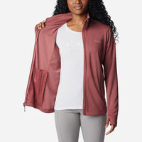 Áo Khoác Nữ Columbia W Park View™ Grid Fleece Full Zip - Hồng - Supersports Vietnam