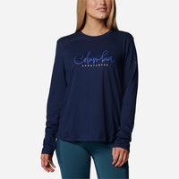 Áo Thun Tay Dài Nữ Columbia Columbia Trek™ Relaxed - Xanh Navy - Supersports Vietnam