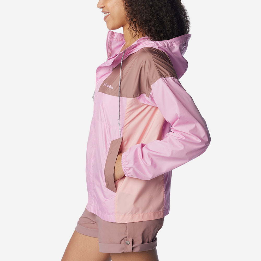 Áo Khoác Nữ Columbia Flash Challenger™ Windbreaker - Hồng - Supersports Vietnam