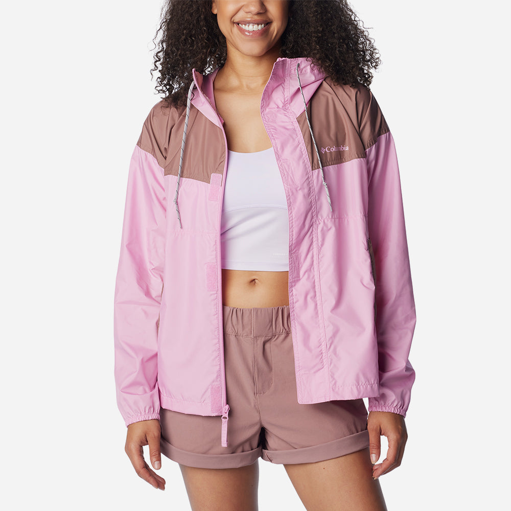 Áo Khoác Nữ Columbia Flash Challenger™ Windbreaker - Hồng - Supersports Vietnam