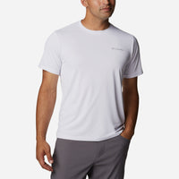 Áo Thun Ngắn Tay Nhanh Khô Nam Columbia Hike™ Crew - Trắng - Supersports Vietnam