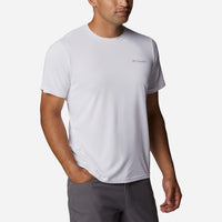 Áo Thun Ngắn Tay Nhanh Khô Nam Columbia Hike™ Crew - Trắng - Supersports Vietnam