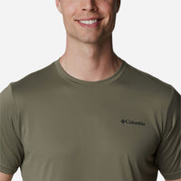 Áo Thun Ngắn Tay Nhanh Khô Nam Columbia Hike™ Crew - Xanh Quân Đội - Supersports Vietnam