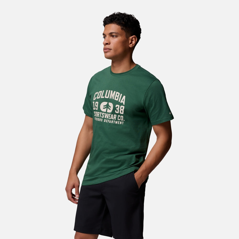 Áo Thun Nam Columbia Csc™ Seasonal Logo - Xanh Lá